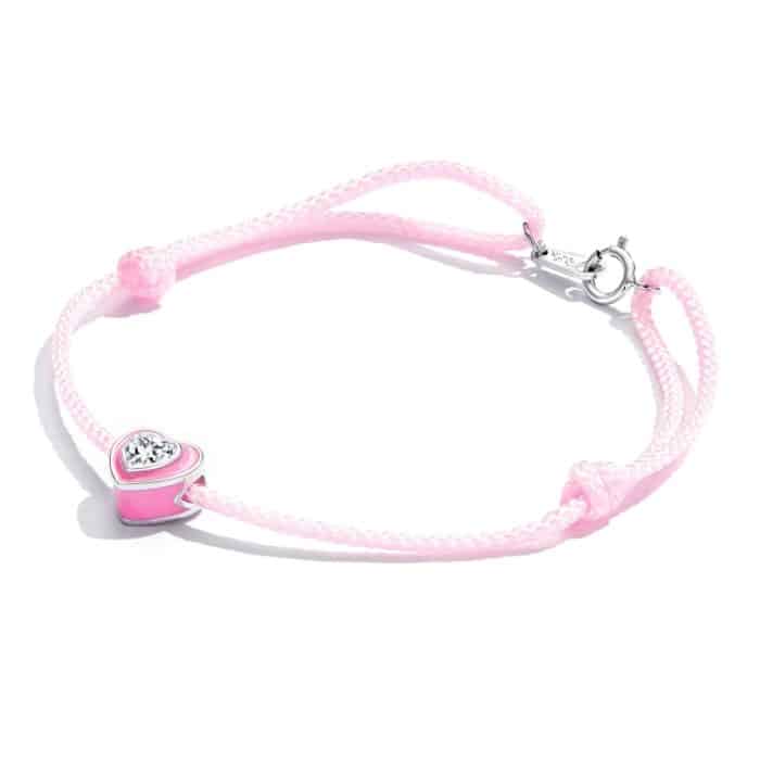 EDA0029017_1.jpg S925 Sterling Silber Pink Herz Kochlabys Frauen Schmuck – Bild 2