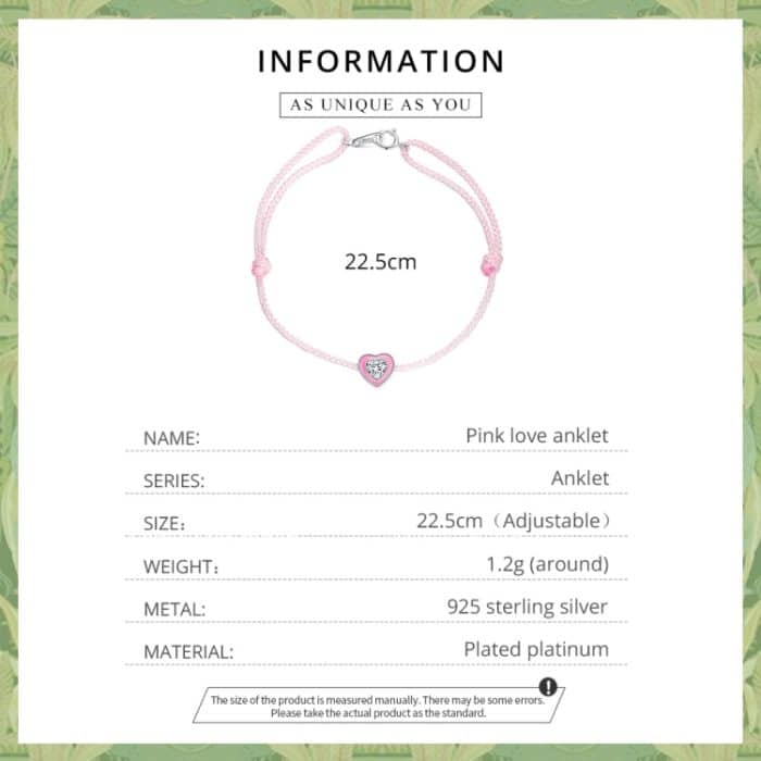 EDA0029017_2.jpg S925 Sterling Silber Pink Herz Kochlabys Frauen Schmuck – Bild 3