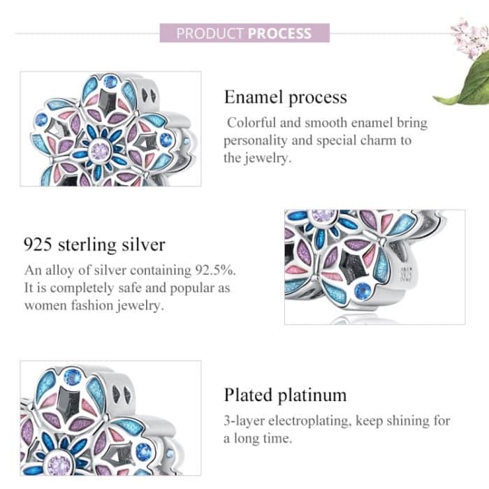 S925 Sterling Silber Silber Delicate Schmetterling Perle DIY Armband Halskette Accessoires – Bild 4