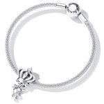 S925 Sterling Silber Bug Crown Perlen DIY Armband Halskette Accessoires – Bild 6