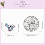 S925 Sterling Silber Kaninchenohrmagie Hut Perlen DIY Armband Halskette Accessoires – Bild 4