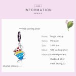 S925 Sterling Silber Magic Cup Anhänger DIY Armband Halskette Accessoires – Bild 3