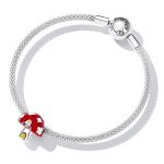 S925 Sterling Silber Pilz Haus Perlen DIY Armband Halskette Accessoires – Bild 6