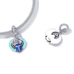 S925 Sterling Silber Scaraba Anhänger DIY Armband Halskette Accessoires – Bild 5