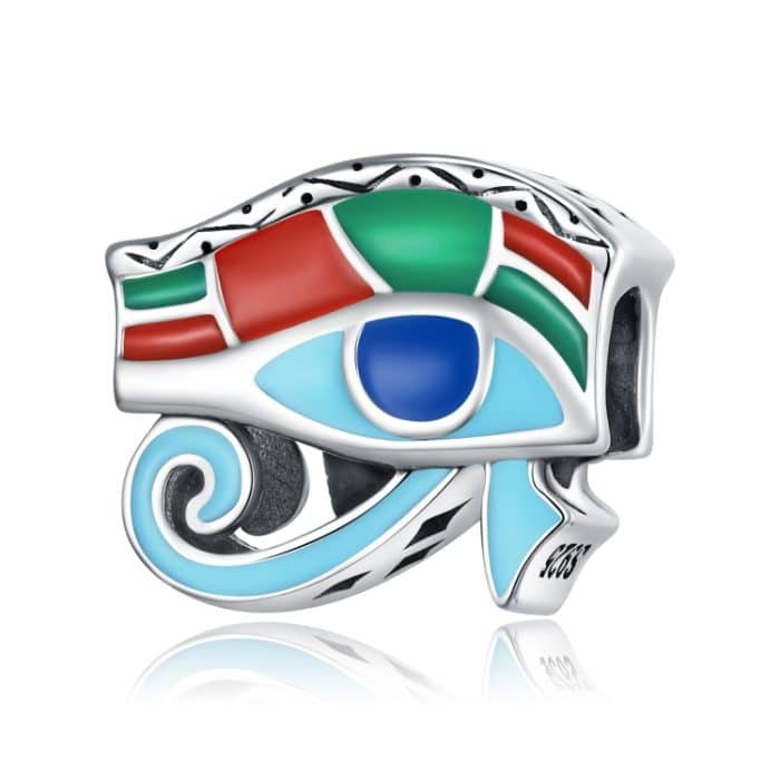 S925 Sterling Silber Auge von Horusperlen DIY -Armband -Halskettenzubehör – Bild 1