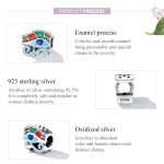 S925 Sterling Silber Auge von Horusperlen DIY -Armband -Halskettenzubehör – Bild 4