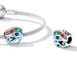 S925 Sterling Silber Auge von Horusperlen DIY -Armband -Halskettenzubehör – Bild 5