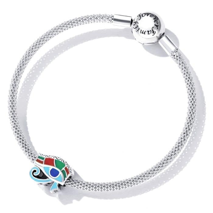 S925 Sterling Silber Auge von Horusperlen DIY -Armband -Halskettenzubehör – Bild 6