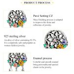 S925 Sterling Silver Wrader Dream Catcher Perlen DIY Armband Halskette Accessoires – Bild 4