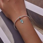 S925 Sterling Silber Hand des Fatima -Anhängers DIY Armband Halskettenzubehör – Bild 7