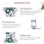 S925 Sterling Silver Sun Moon Sandglas Perlen DIY Armband Halskette Accessoires – Bild 4