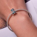 S925 Sterling Silver Sun Moon Sandglas Perlen DIY Armband Halskette Accessoires – Bild 7