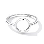 S925 Sterling Silber Schlichter Ring Damen Ring – Bild 2