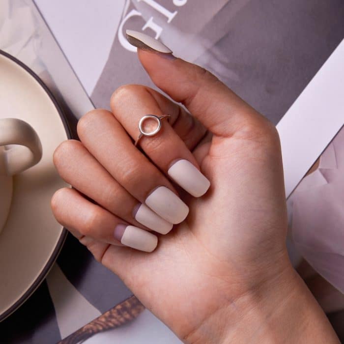 S925 Sterling Silber Schlichter Ring Damen Ring – Bild 7