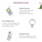 S925 Sterling Silber Tarot Sonne Anhänger DIY Armband Halskette Accessoires – Bild 4