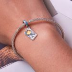 S925 Sterling Silber Tarot Sonne Anhänger DIY Armband Halskette Accessoires – Bild 7