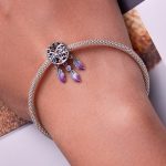 S925 Sterling Silver Tree of Life Dream Catcher Perlen DIY Armband Halskette Accessoires – Bild 7