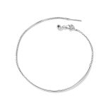 S925 Sterling Silber Basic Kettenarmband Frauen Schmuck Schmuck – Bild 2