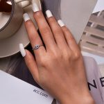 S925 Sterling Silber Türkis Teufelsauge Damen Ring – Bild 5
