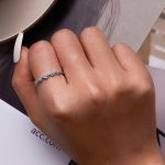 S925 Sterling Silber Turquoise Twist Women Open Ring – Bild 5