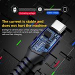 6A gewebtes USB-Ladekabel, Kabellänge: 1 m – Bild 6