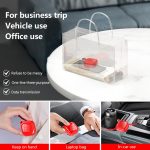 3 in 1 USB auf 8Pin + Micro USB + USB-C / Typ-C Teleskop-Ladekabel mit Handyhalter – Bild 7