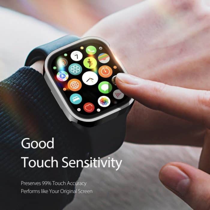 Galvanisiertes PC-Uhrengehäuse von DUX DUCIS für die Apple Watch-Serie, For Apple Watch Series 9 / 8 / 7 41mm, For Apple Watch Series 9 / 8 / 7 45mm, 6&SE&5&4 40mm / 3&2&1 38mm, 6&SE&5&4 44mm / 3&2&1 42mm – Bild 6