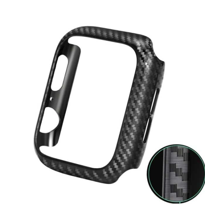 PC-Uhrengehäuse mit Karbonfaserrahmen, For Apple Watch Series 9 / 8 / 7 41mm, For Apple Watch Series 9 / 8 / 7 45mm – Bild 3