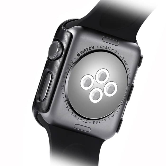 PC-Uhrengehäuse mit Karbonfaserrahmen, For Apple Watch Series 9 / 8 / 7 41mm, For Apple Watch Series 9 / 8 / 7 45mm – Bild 4