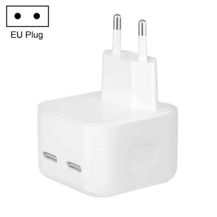 PD 50W Ladegerät mit zwei USB-C-/Typ-C-Anschlüssen – Bild 1