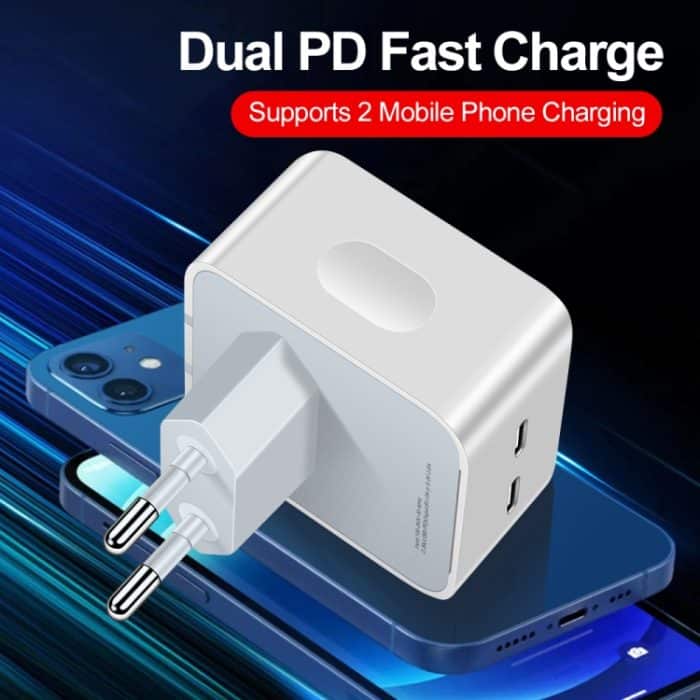PD 50W Ladegerät mit zwei USB-C-/Typ-C-Anschlüssen – Bild 6