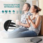 Kecag KC-708 Tragbarer Retro-Disc-Album-CD-Player, Disc Album CD Player(Black) – Bild 9