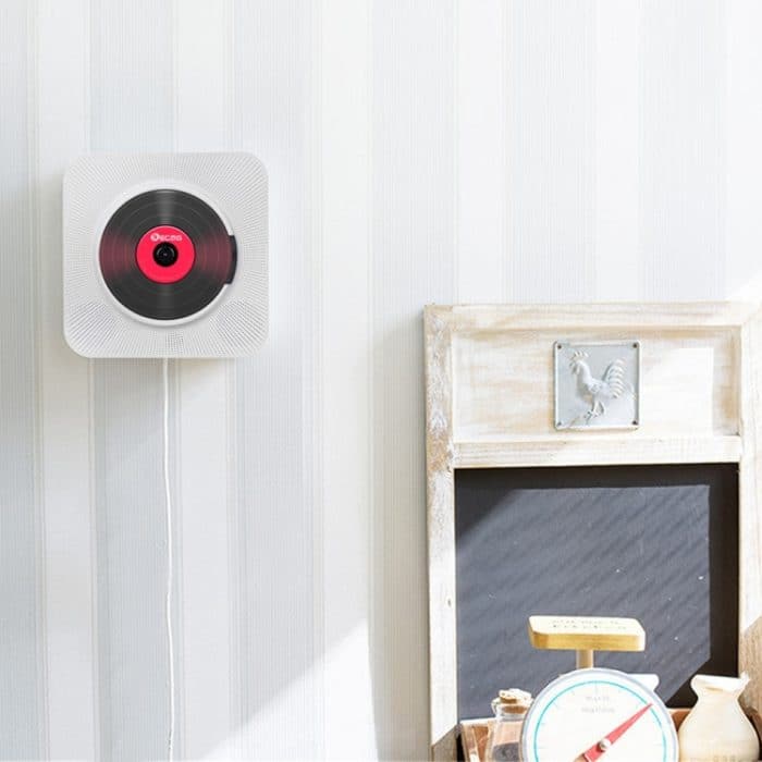 Kecag KC-808 wandmontierter Bluetooth-CD-Player, KC-808 White, KC-808 Blue, KC-808 Black, KC-808 Pink – Bild 5