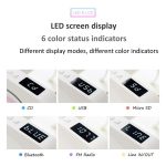 Kecag KC-809 Tragbarer Bluetooth-Album-CD-Player, KC-809(White), KC-809(Blue), KC-809(Black), KC-809 (Pink) – Bild 2