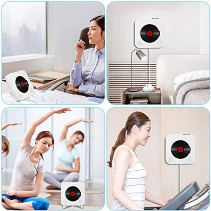 Kecag KC-809 Tragbarer Bluetooth-Album-CD-Player, KC-809(White), KC-809(Blue), KC-809(Black), KC-809 (Pink) – Bild 6