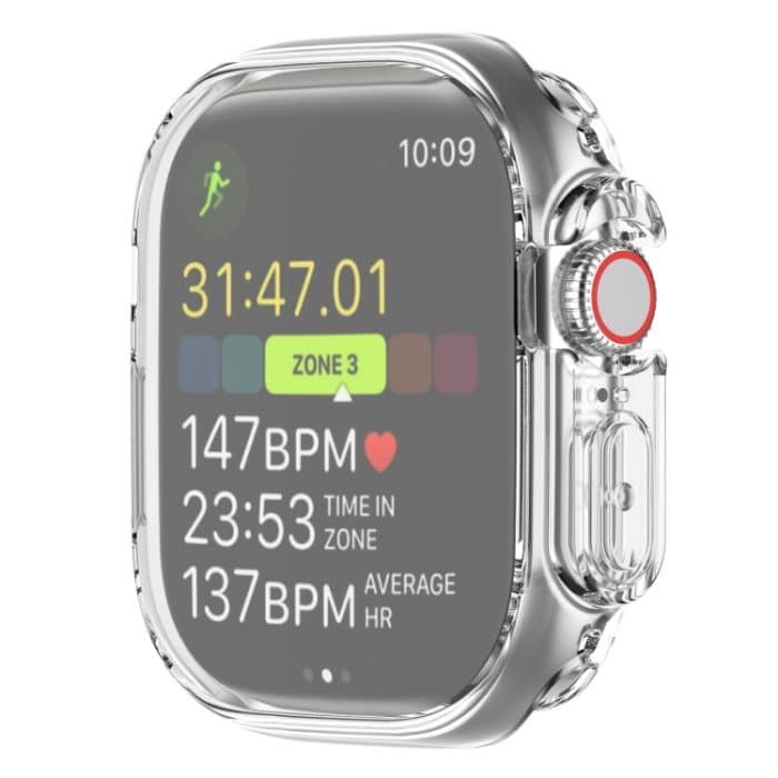 Transparente All-Inclusive-Schutzhülle aus TPU, For Apple Watch Ultra 49mm / Apple Watch Ultra 2 49mm – Bild 1