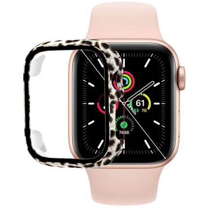 PC-Uhrengehäuse aus gehärtetem Glas, For Apple Watch Series SE 3&SE 2&6&SE&5&4 40mm, For Apple Watch Series SE 3&SE 2&6&SE&5&4 44mm