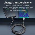 3A USB-C/Typ-C auf USB-C/Typ-C Winkelstück-Schnelllade-Datenkabel – Bild 5