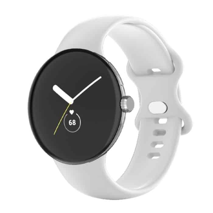 Für Google Pixel Watch einfarbiges Silikon-Uhrenarmband, Man, Women – Bild 1