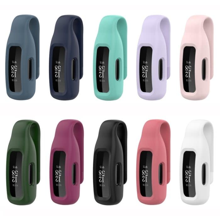 Stahlblech-Silikon-Schutzhülle mit Clip, For Fitbit Inspire 3 – Bild 3