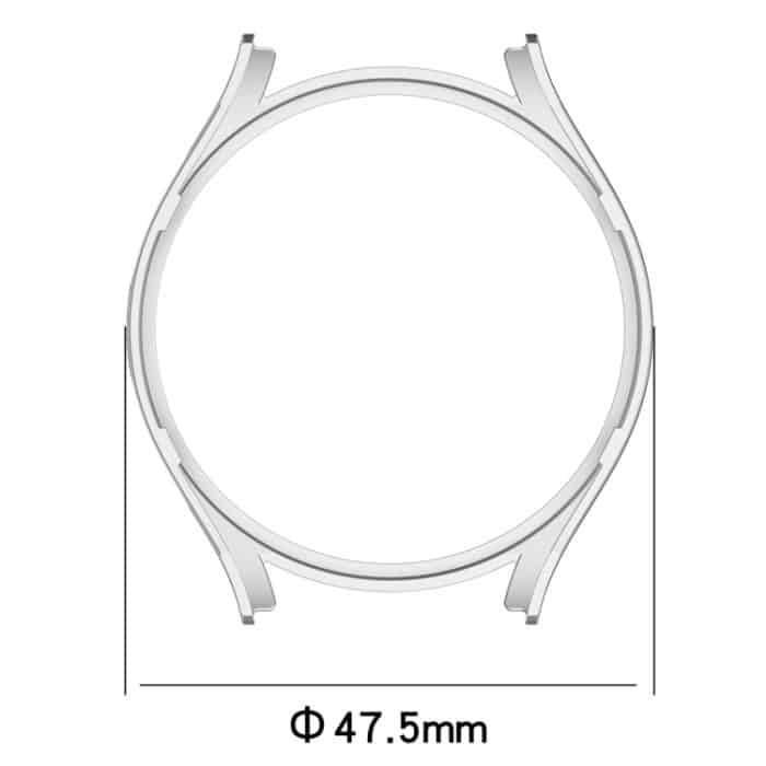 Vollflächiges TPU-Galvanik-Uhrengehäuse, For Samsung Galaxy Watch5 Pro 45mm – Bild 2