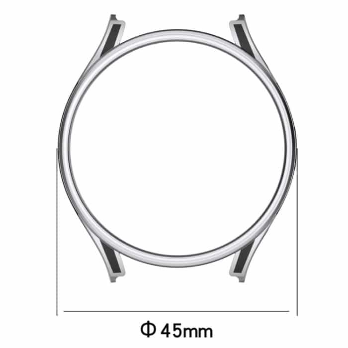 Hängende Skulptur Zweifarbiges schützendes Uhrengehäuse mit gehärteter Glasfolie, For Samsung Galaxy Watch5 Pro 45mm, For Samsung Galaxy Watch5 40mm, For Samsung Galaxy Watch5 44mm, For Samsung Galaxy Watch4 40mm, For Samsung Galaxy Watch4 44mm – Bild 3
