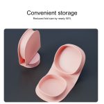 Tragbarer, zusammenklappbarer Ergänzungsfutternapf aus Silikon für den Außenbereich – Bild 4