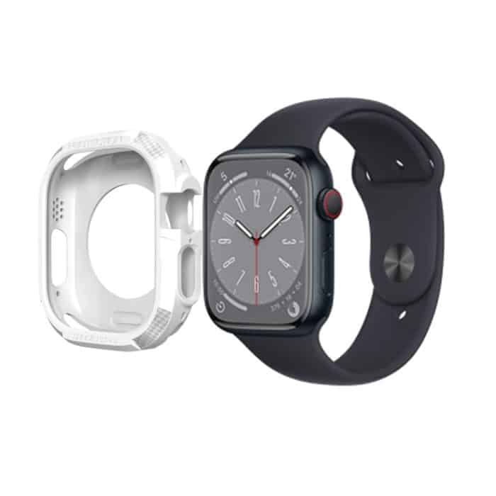 EDA003819601A.jpg Stoßfestes Gehäuse aus Kohlefaser für die Apple Watch, Series 8&7 45mm, Series 8&7 41mm – Bild 1