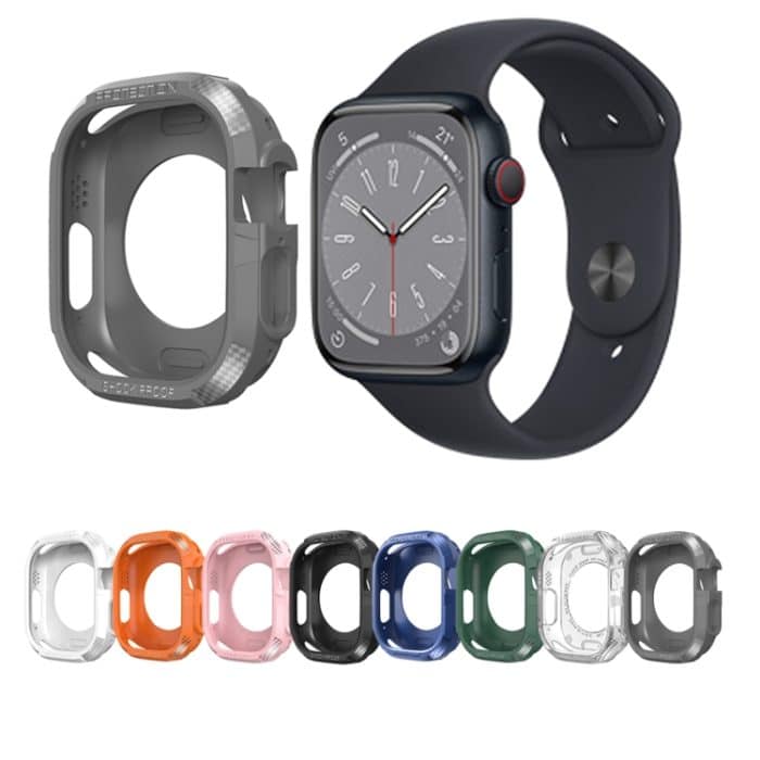 Stoßfestes Gehäuse aus Kohlefaser für die Apple Watch, Series 8&7 45mm, Series 8&7 41mm – Bild 2
