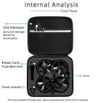 Drohnenkörper, quadratisch, stoßfest, Hartschale, Aufbewahrungstasche, Größe: 28 x 23 x 10 cm, For DJI Avata 28 x 23 x 10cm, For DJI Avata – Bild 6
