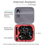 Drohnenkörper, quadratisch, stoßfest, Hartschale, Aufbewahrungstasche, Größe: 27 x 23 x 10 cm, For DJI Avata – Bild 3