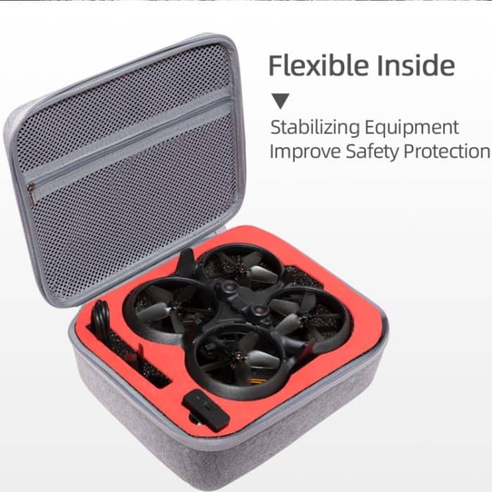 Drohnenkörper, quadratisch, stoßfest, Hartschale, Aufbewahrungstasche, Größe: 27 x 23 x 10 cm, For DJI Avata – Bild 7