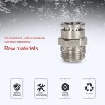 Gerader pneumatischer Schnellverbinder mit Außengewinde von LAIZE aus vernickeltem Kupfer, PC4-01, PC4-02, PC4-M5, PC6-01, PC6-02, PC6-03, PC6-04, PC6-M5, PC8-01, PC8-02, PC8-03, PC8-04, PC10-01, PC10-02, PC10-03, PC10-04, PC12-01, PC12-02, PC12-03... – Bild 5