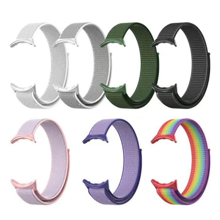 Uhrenarmband mit Verbindungsstück aus Nylongewebe und Kunststoff, For Google Pixel Watch – Bild 2